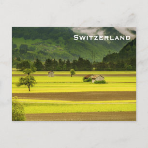 Switzerland Vintage Travel Tourism Add Postcard