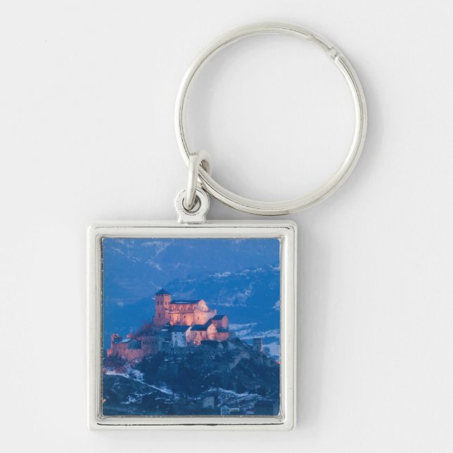 SWITZERLAND, Wallis/Valais, SION: Basilique de Key Ring (Front)