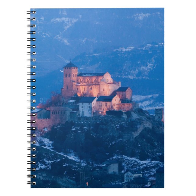 SWITZERLAND, Wallis/Valais, SION: Basilique de Spiral Notebook (Front)