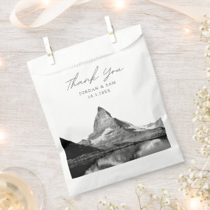 Switzerland Wedding Favour Photo Thank You Bags