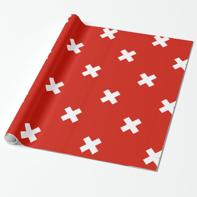 Switzerland Wrapping Paper (Unrolled)