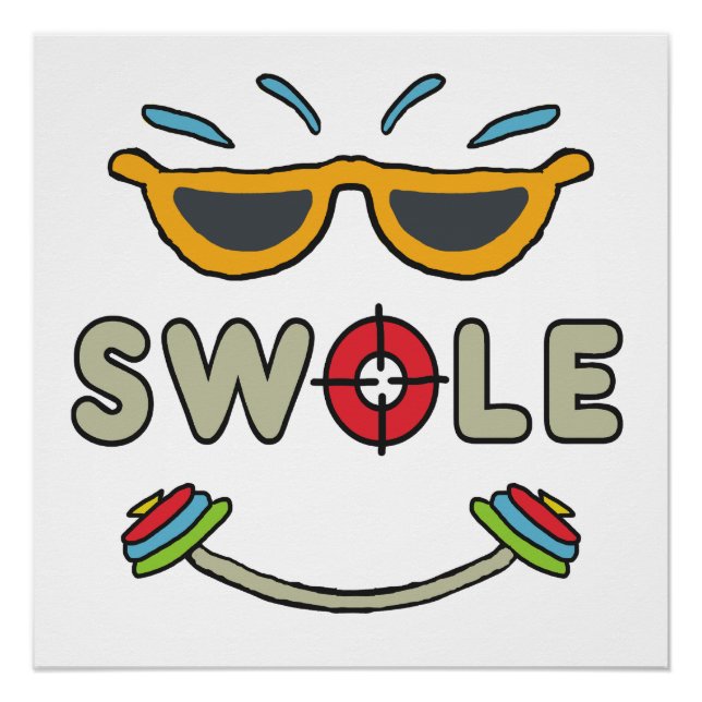 Swole Bodybuilding Poster (Front)