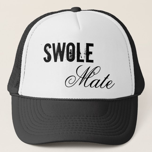 Swole Mate Trucker Hat (Front)