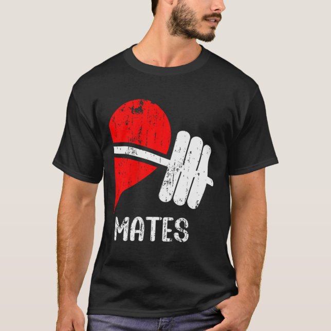Swole Mates Couples Matching Gym Funny Tee Weightl (Front)