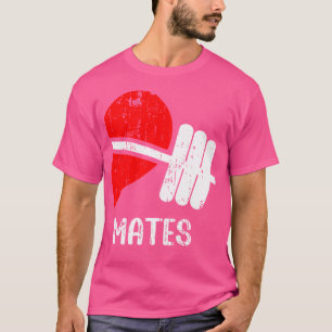 Swole Mates Couples Matching Gym Funny Tee Weightl