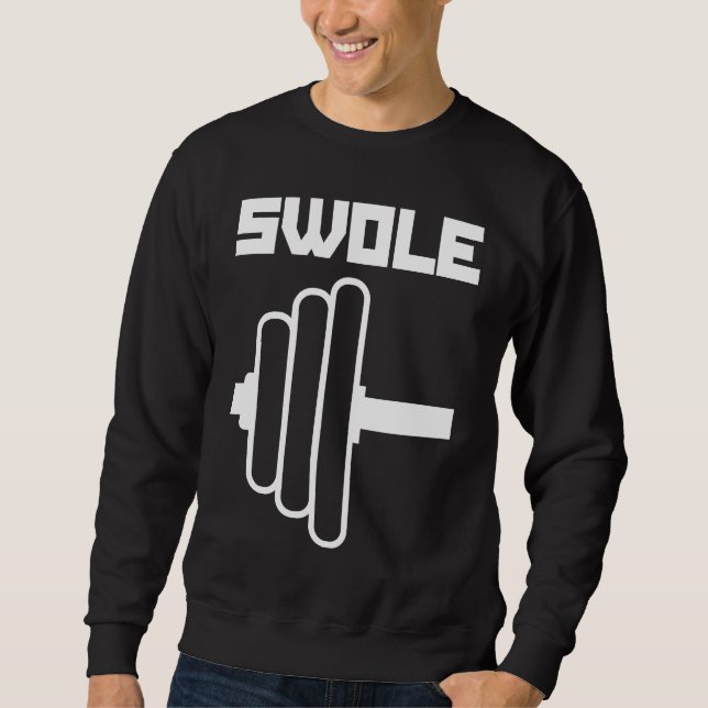 Swole Mates Cute Workout Couples Valentines Day Gy Sweatshirt (Front)