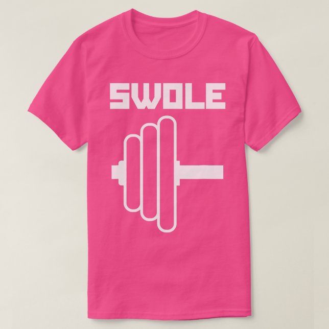 Swole Mates Cute Workout Couples Valentines Day Gy T-Shirt (Design Front)