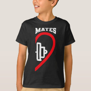 Swole Mates Cute Workout Matching Couples Valentin T-Shirt