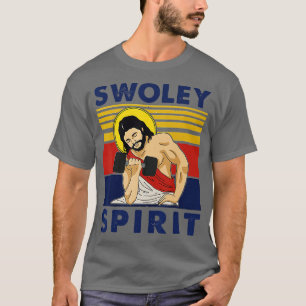 Swoley Spirit WEIGH LIFING Jesus Swoley Spirit T-Shirt