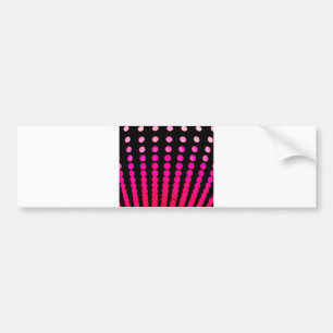 swooped dots bumper sticker