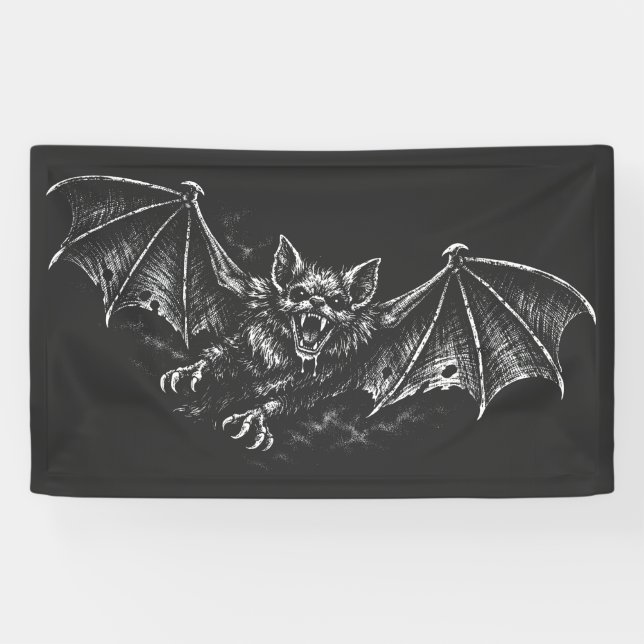 Swooping Bat - by BurnsInHell Banner (Horizontal)