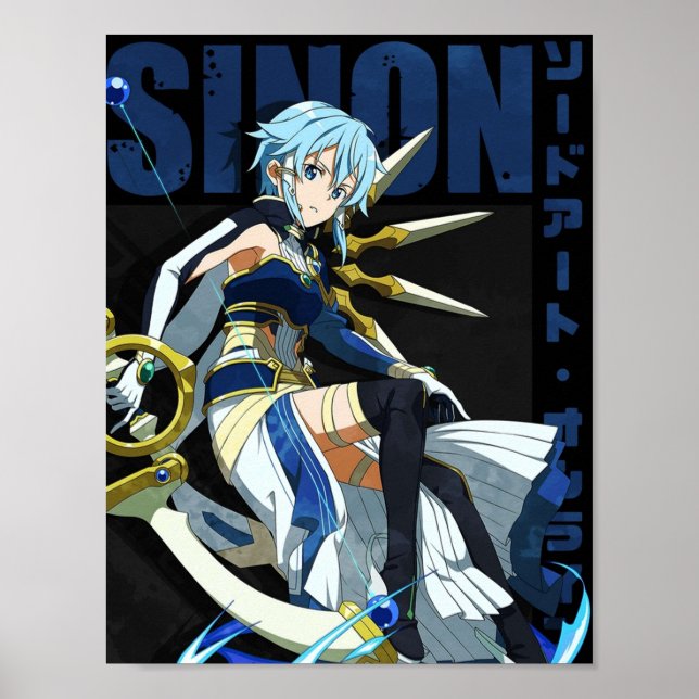 Sword Art Online  Asada Shino  Sinon Poster (Front)