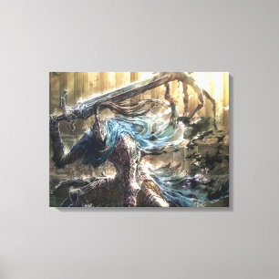 Sword art Premium Wrapped Canvas (Gloss)