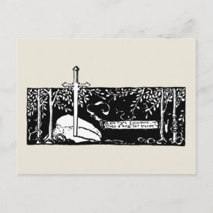Sword In The Stone Postcard
