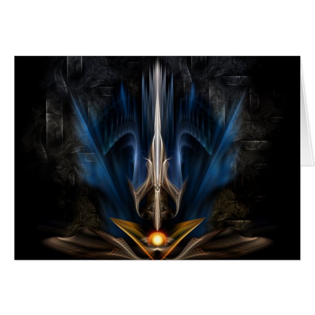 Sword OF Light Fractal Art (Front Horizontal)