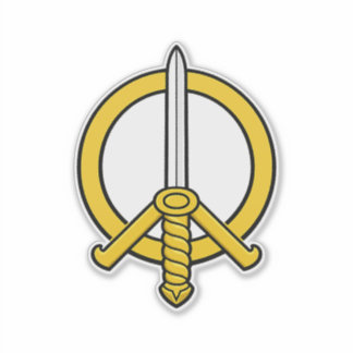 Sword of Peace Emblem - Mediaeval Peace Symbol Log