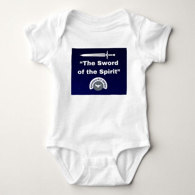 Sword of the Spirit - Baby Jersey Bodysuit (Front)