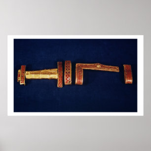 Sword ornaments from the Treasure of Childeric I ( Poster