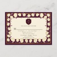 Sword & Shield Mediaeval Fantasy Wedding RSVP