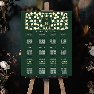 Sword & Shield Mediaeval Monogram Seating Chart
