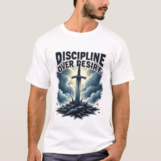 Sword & Storm Tee – “Discipline Over Desire” Warri