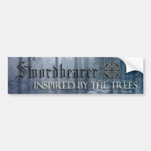 Swordbearer "Inspired by the Trees" bumper sticker (Front)