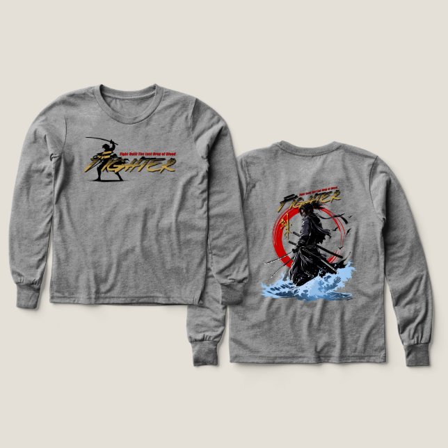 Swordfighter | Kids Long Sleeve (Design Front & Back)