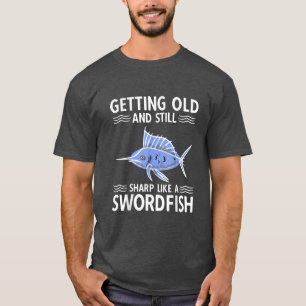 Swordfish Anglers Grandfather Fishing  T-Shirt
