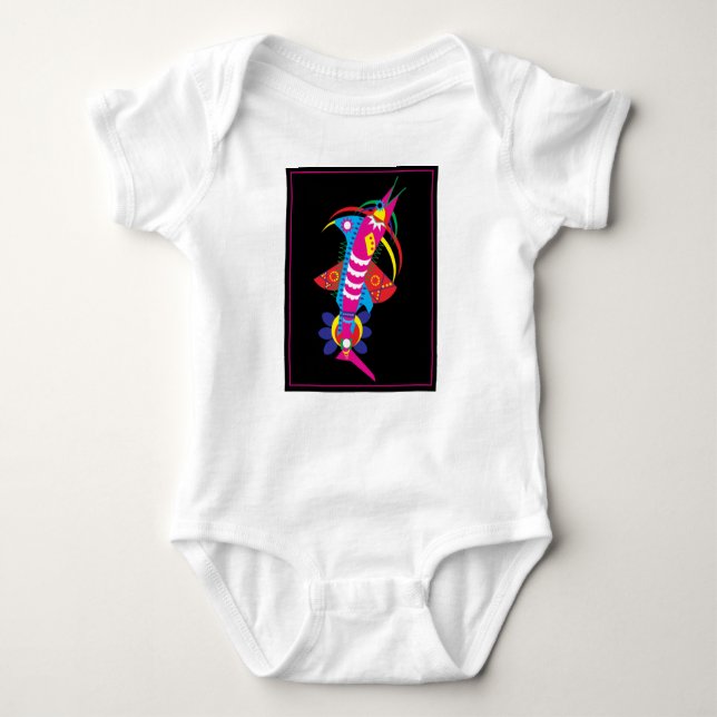 swordfish baby bodysuit (Front)