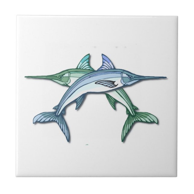 Swordfish Design Tile (Front)