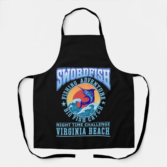 SWORDFISH FISHING ADVENTURE APRON (Front)
