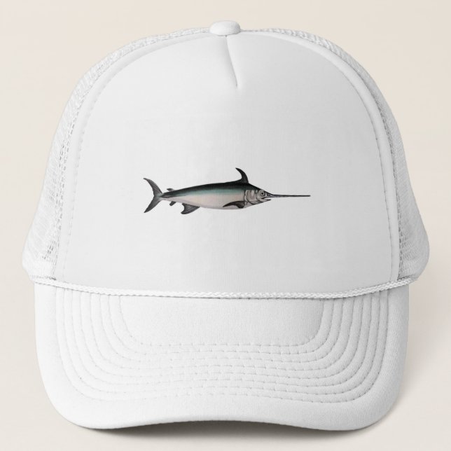 Swordfish Logo Trucker Hat (Front)