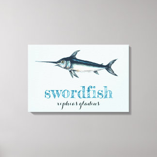 Swordfish Stretched Canvas Print