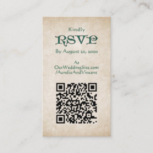 Swords Celtic Wedding Enclosure Card