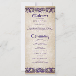 Swords Celtic Wedding Program