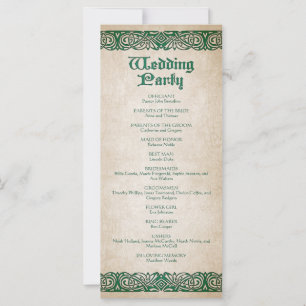 Swords Celtic Wedding Program