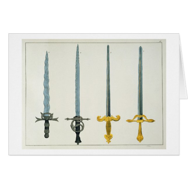 Swords, plate from 'A History of the Development a (Front Horizontal)