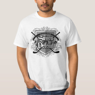 Sworn To Defend (Hockey Defenseman) T-Shirt