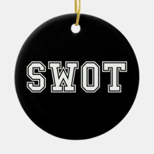 SWOT CERAMIC TREE DECORATION