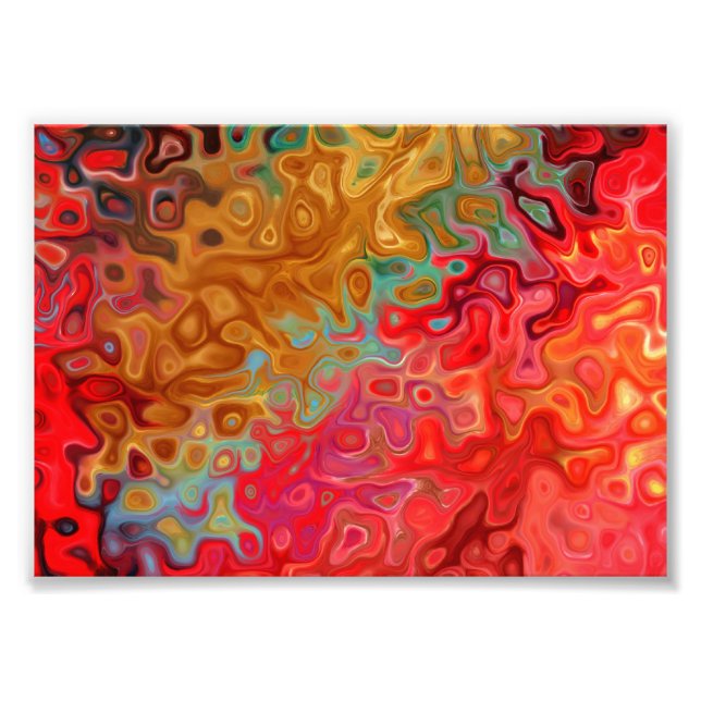 Swrilly Mod Art: Ride Abstract Photo Print (Front)