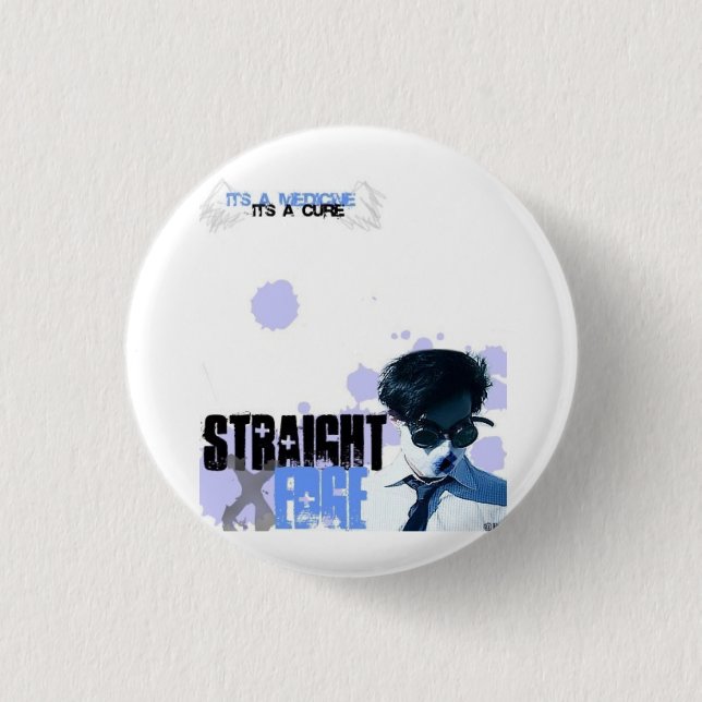 sXe_DS 3 Cm Round Badge (Front)