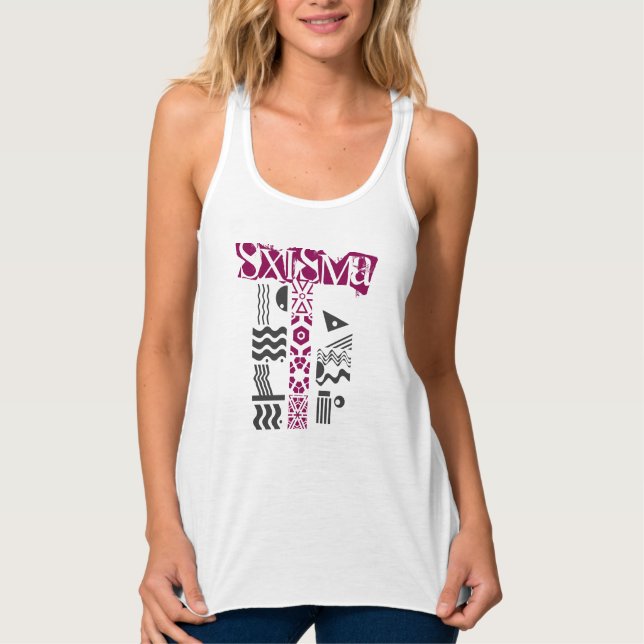 Sxisma Records T-Shirt Singlet (Front)