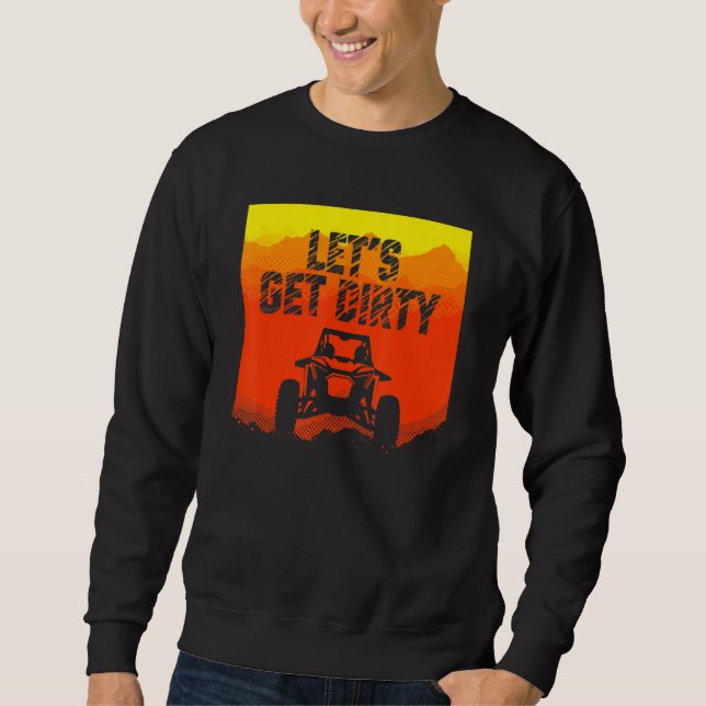 SxS Get Dirty Mountains Sunset Sweatshirt (Front)