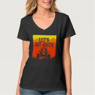SxS Get Dirty Mountains Sunset T-Shirt