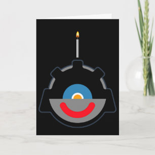 Sy-Clops Clupkitz Birthday Greeting, Earthling! Card