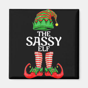 Sy Elf Christmas Family Matching Group Magnet