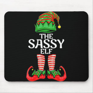 Sy Elf Christmas Family Matching Group T Shirt  Mouse Pad