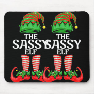 Sy Elf Christmas Family Matching Group T Shirt  Mouse Pad