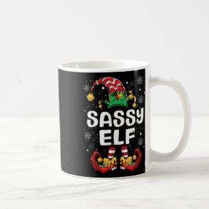 Sy Elf Family Matching Christmas Funny Coffee Mug