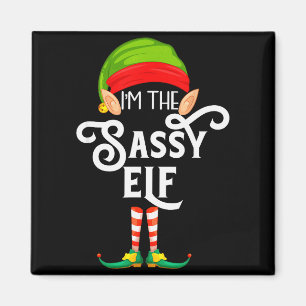 Sy Elf Family Matching Christmas Magnet